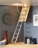 TRIANT Půdní protipožární skládací schody ALUTRAG MAX EI 30 minut THERM 70x130cm